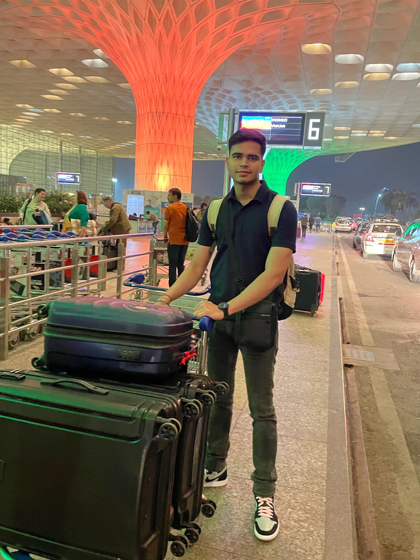 Vaibhav - International Flight Training Departure